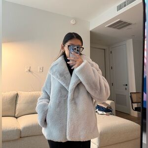 Soia & Kyo Women's Soft Cream Teddy Jacket